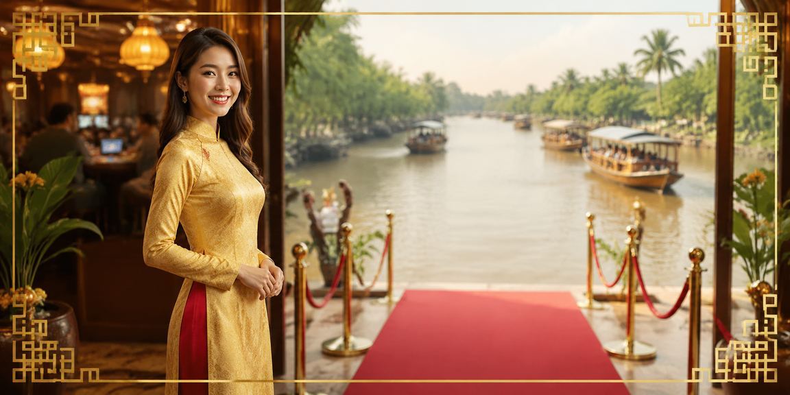Người chơi bài tại vùng Mekong trải nghiệm Phỏm online trên kuwin02
